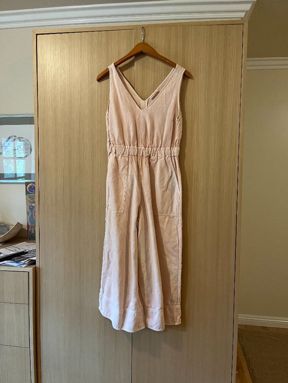 Ulla Johnson Pink Capri Palazzo Romper